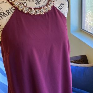 Soieblu high neck line halter top!